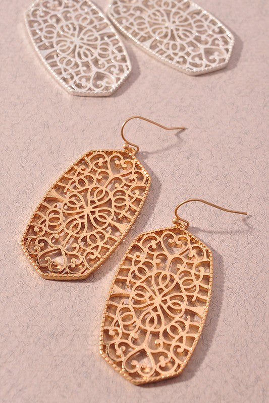Dangle Filigree Earrings