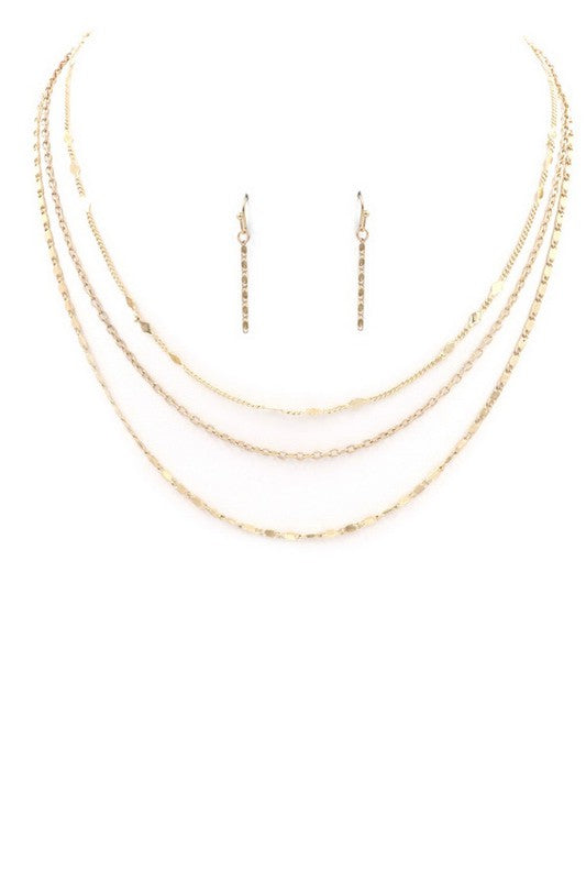 Gold Layered Chain Necklace
