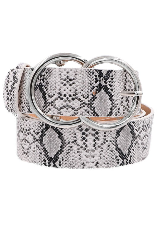 Silver Double Ring Belt