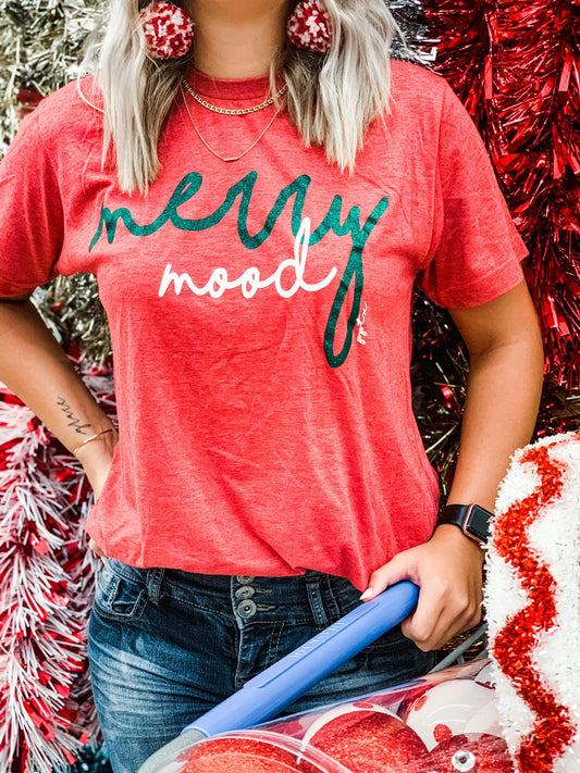 Merry Mood Christmas Tee
