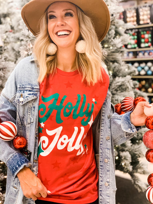 Holly Jolly Christmas Tee