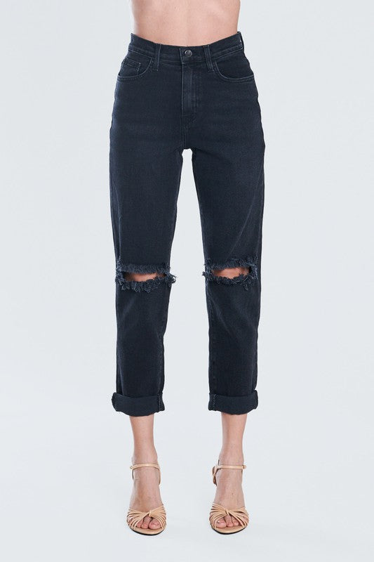Vintage Black Boyfriend Jeans