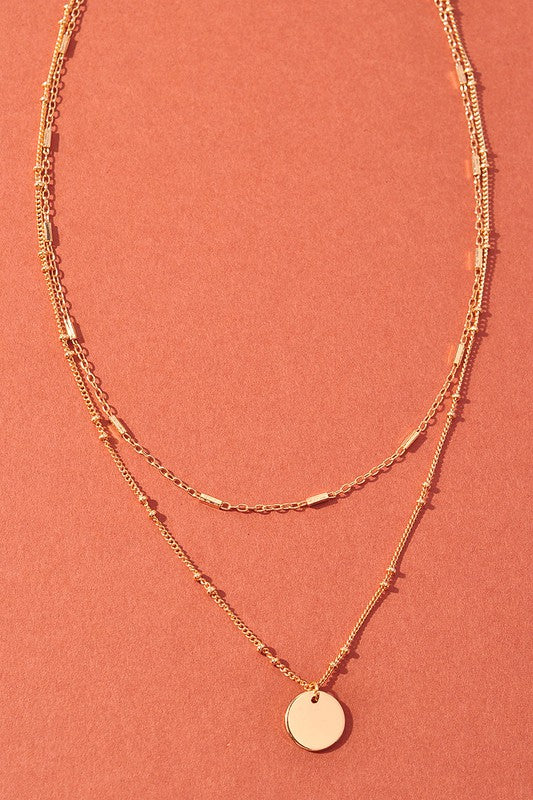 Layered Coin Necklace