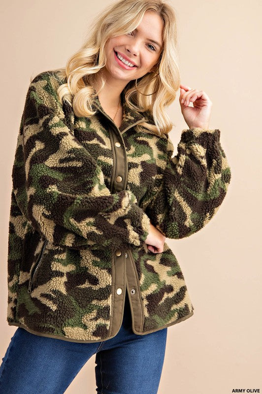 Military Sherpa Jacket