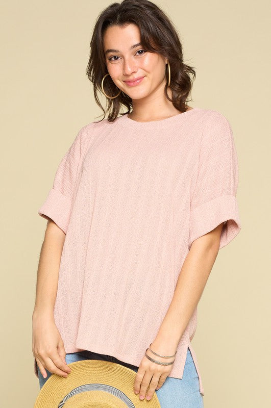 Oddi Color Print-Blocked Top