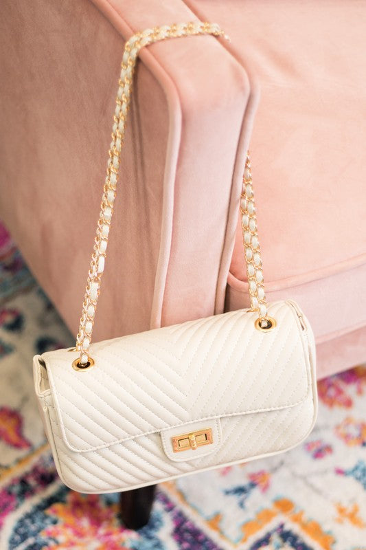Quilted Chain Handbag