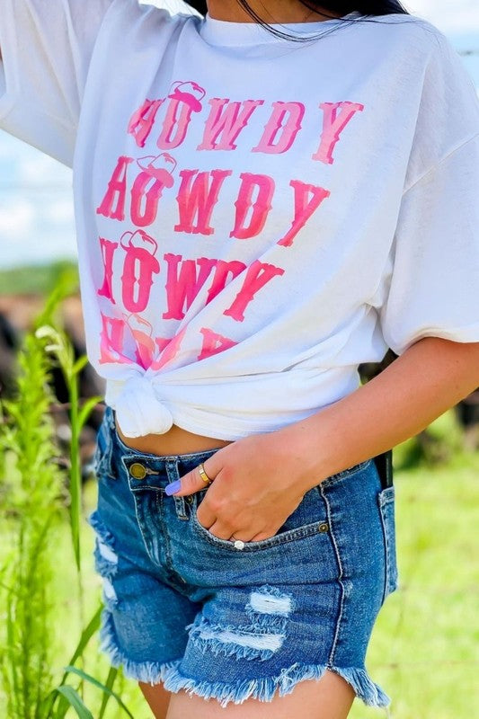 Stacked Howdy Tee