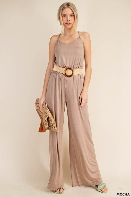 Mocha Jumpsuit