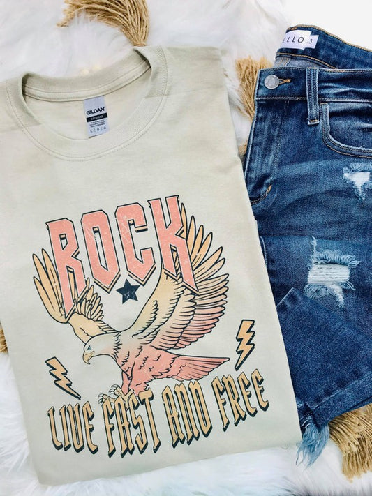 Live Fast And Free Band Tee