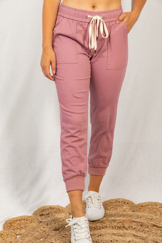 Mauve Jogger Pants