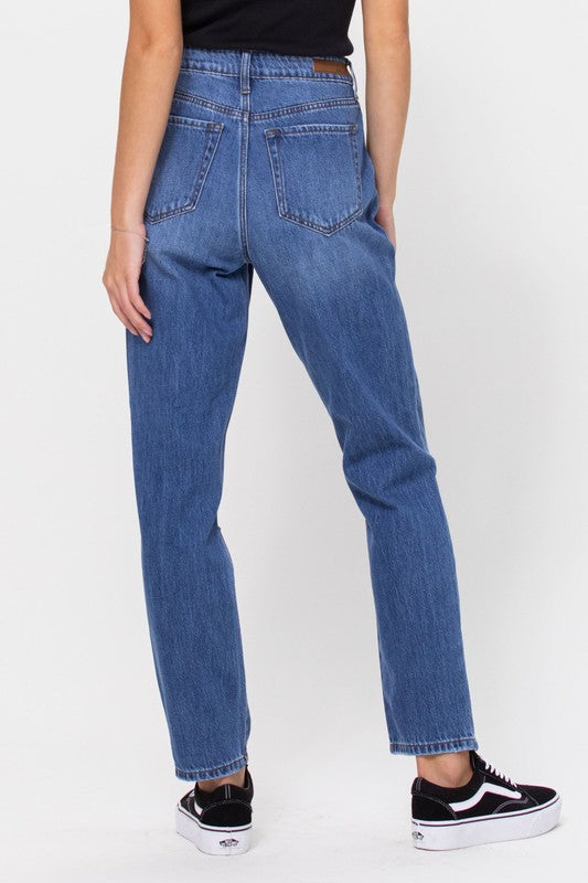 Candice High Rise Straight Jeans-Cello