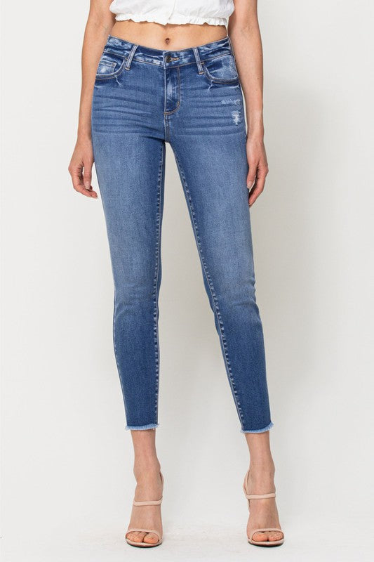 Mid Rise Crop Skinny-Cello