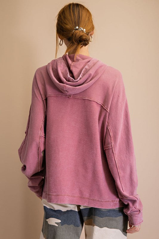 Berry Washed Hoodie