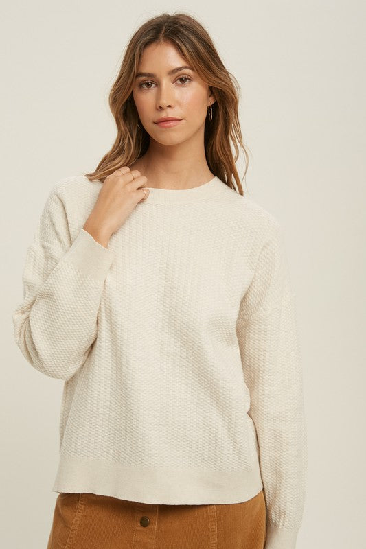 Cream Knit Sweater