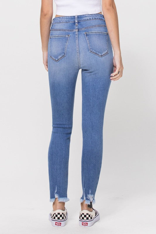 Bethany Crop Skinny Jeans-Cello
