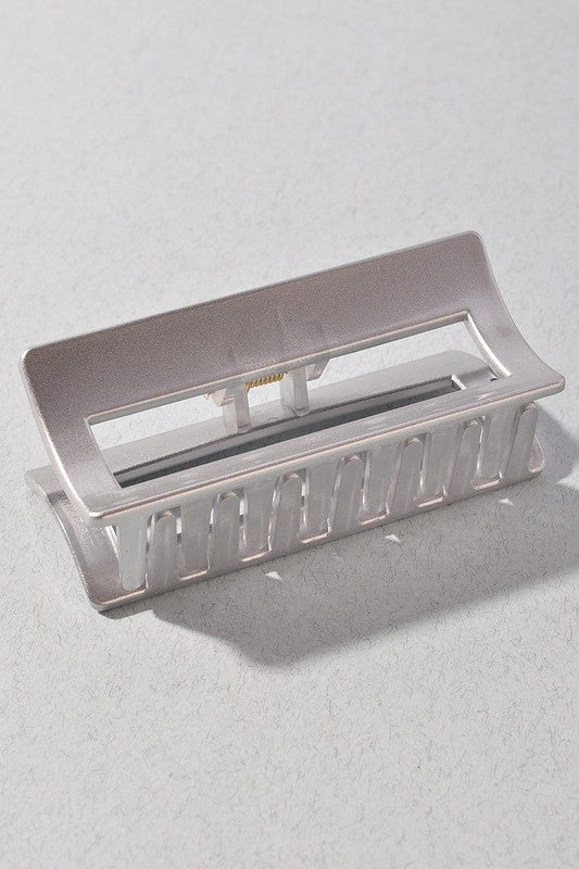 Silver Rectangle Clip
