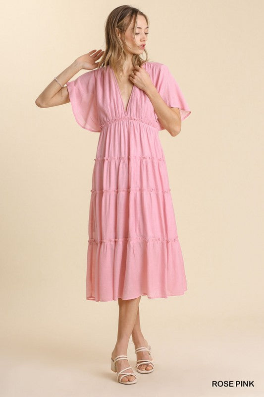 Rose Pink Maxi Dress