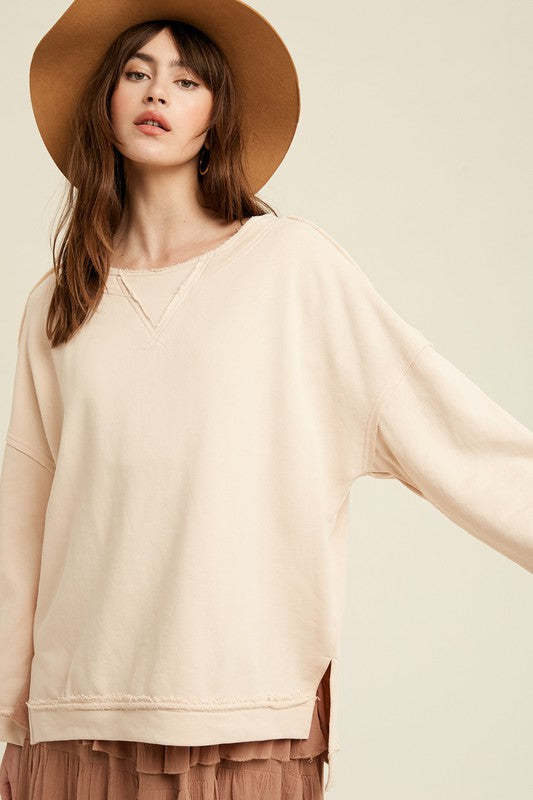 On The Go Pullover Top