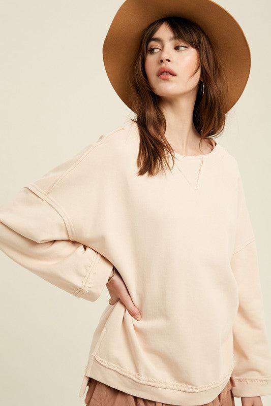 On The Go Pullover Top