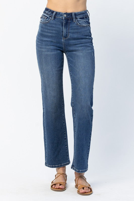 Straight Dad Jeans-Judy Blue