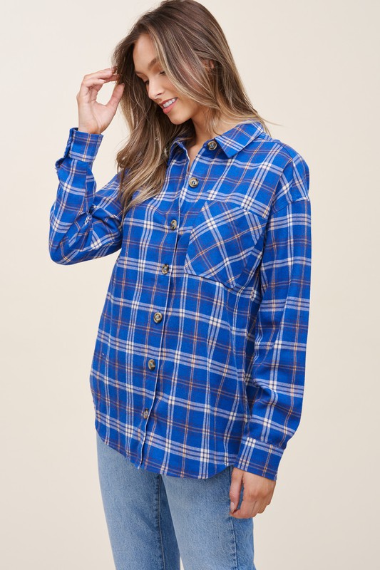Phoebe Flannel Top