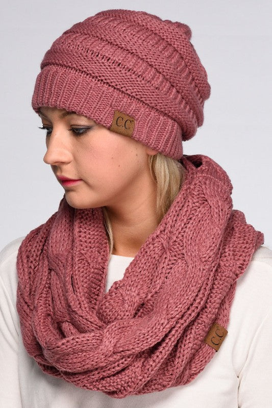 C.C. Knitted Scarf