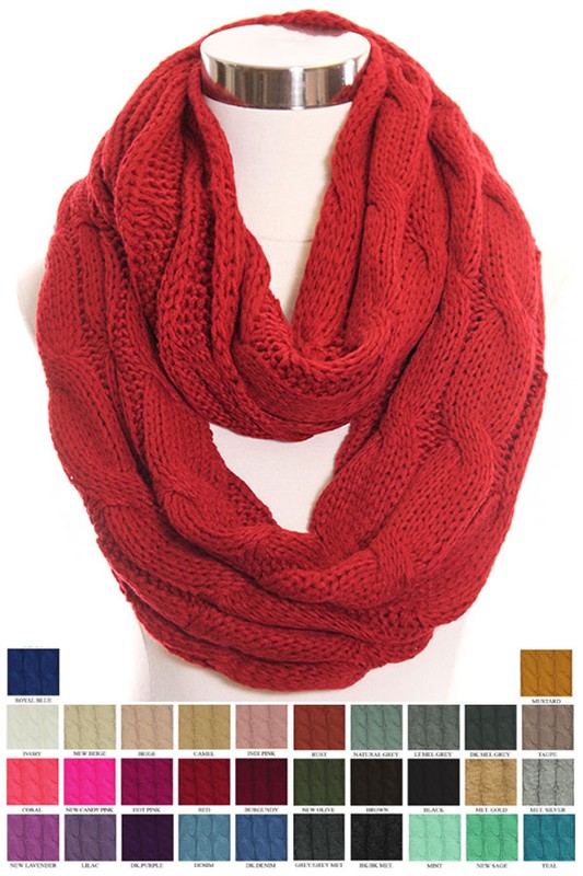 C.C. Knitted Scarf