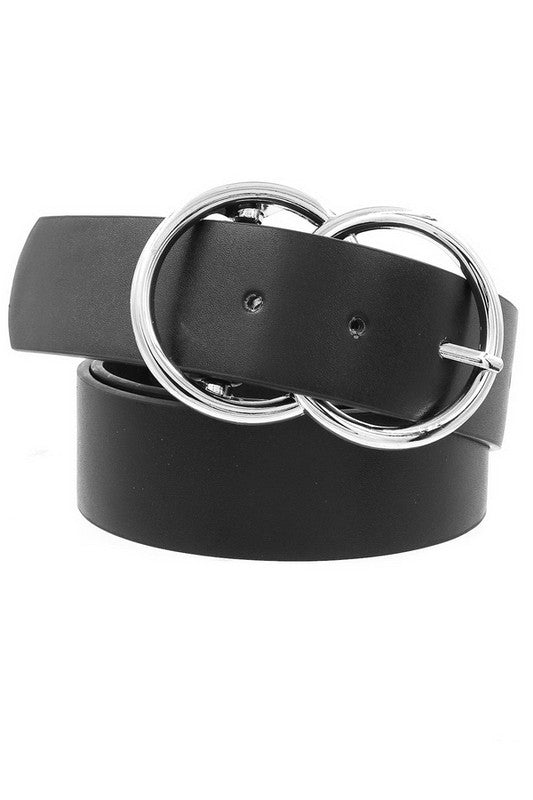 Silver Double Ring Belt