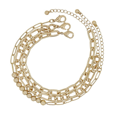 Chain Set of 3 Bracelet