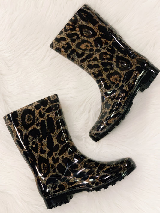 Leopard Rainboots-Corky's
