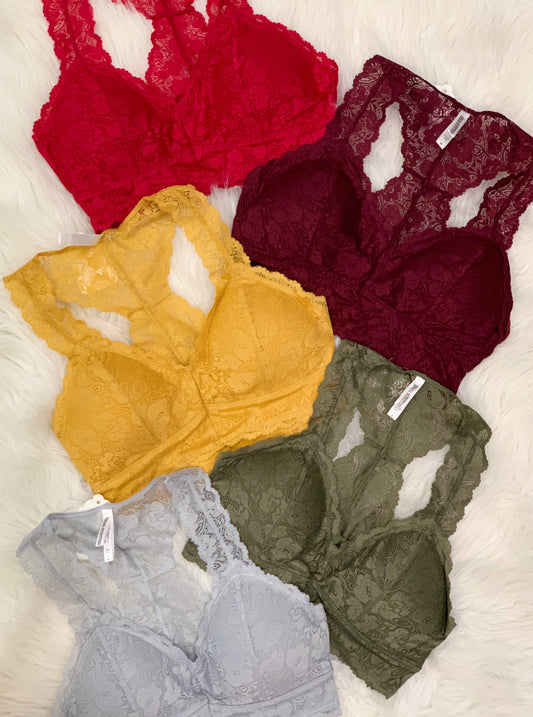 Lace Bralette Padded