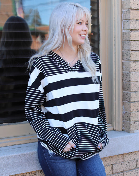 Stripe Hoodie