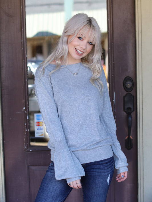 Balloon Sleeve Sweater