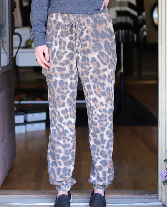 Leopard Joggers