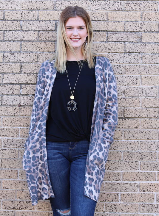 Leopard Cardigan