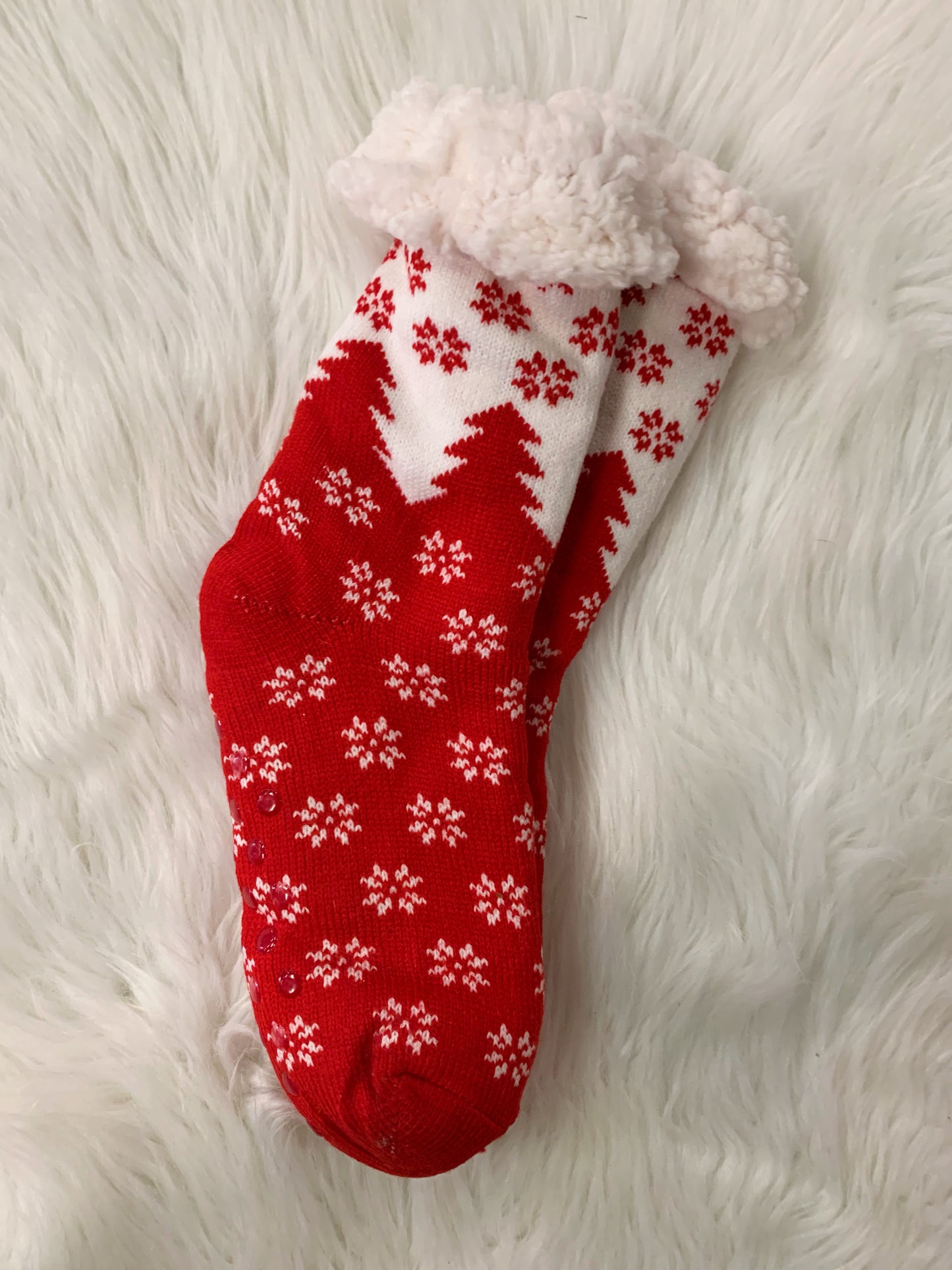 Sherpa Christmas Socks
