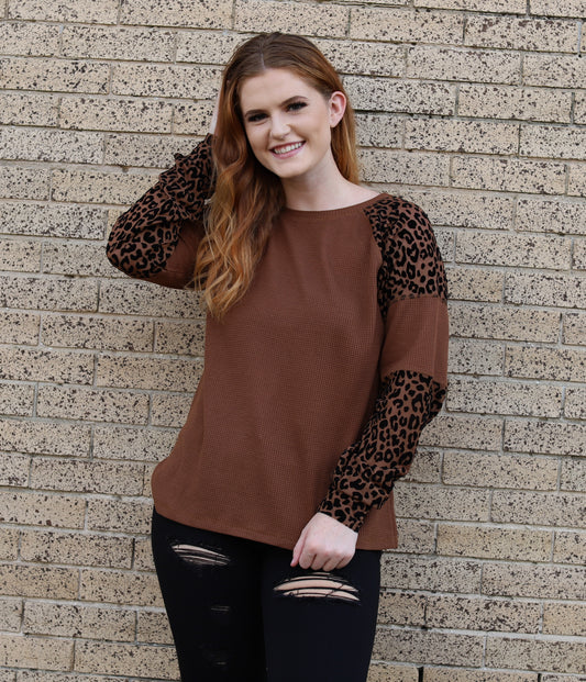 Look At Me Leopard Top