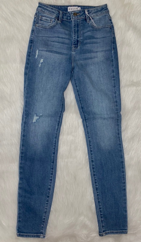 Light Ankle Rise Skinny Jeans