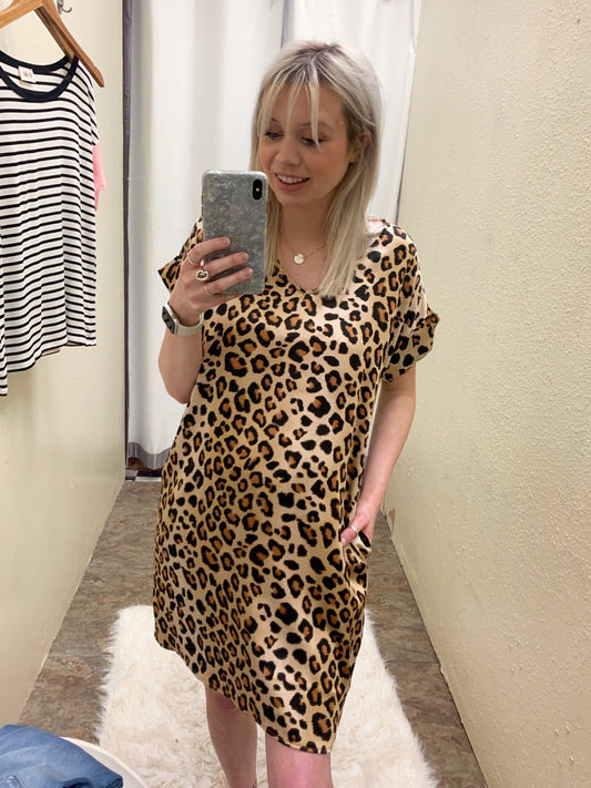 Lux Leopard Dress