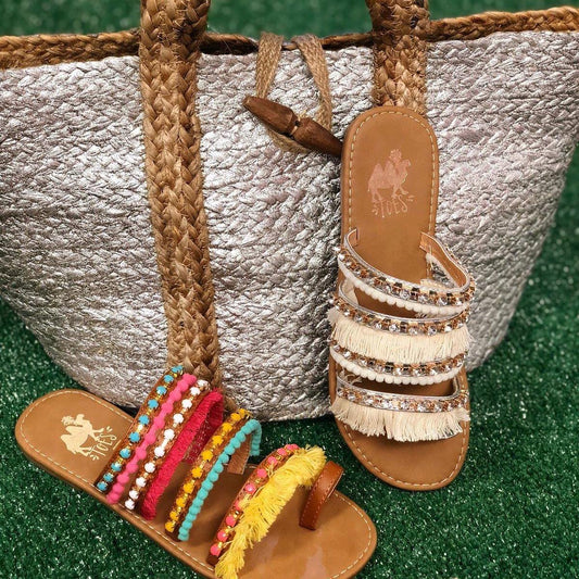 Boho Camel Sandals