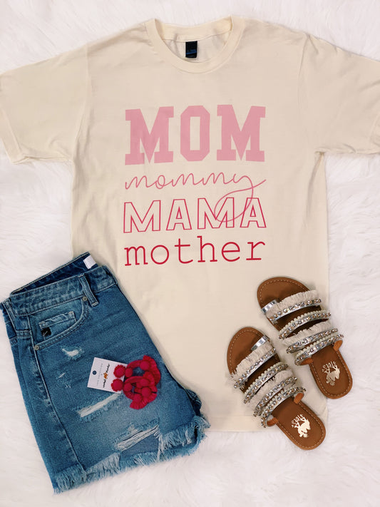 Mom Mommy Tee