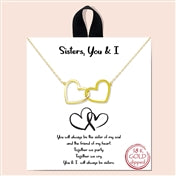Sisters, You & I  Necklace