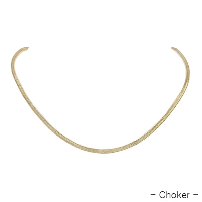 Snake Chain Choker Necklace