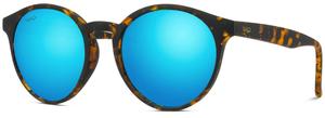 Round Tortoise Mirror Sunglasses