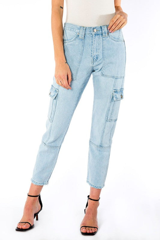 Veronica Cargo Jeans- Kancan