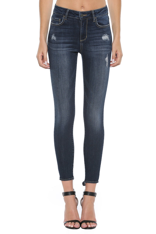 Emma Dark Wash Skinny Jeans-Cello