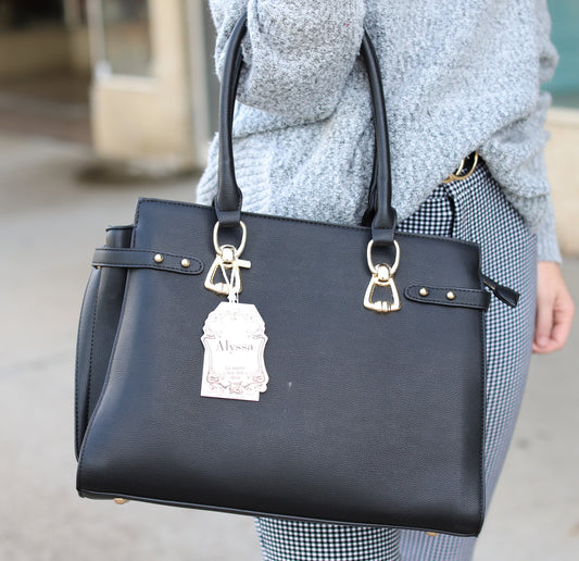 Black Alyssa Purse