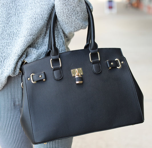 Black Lock Purse