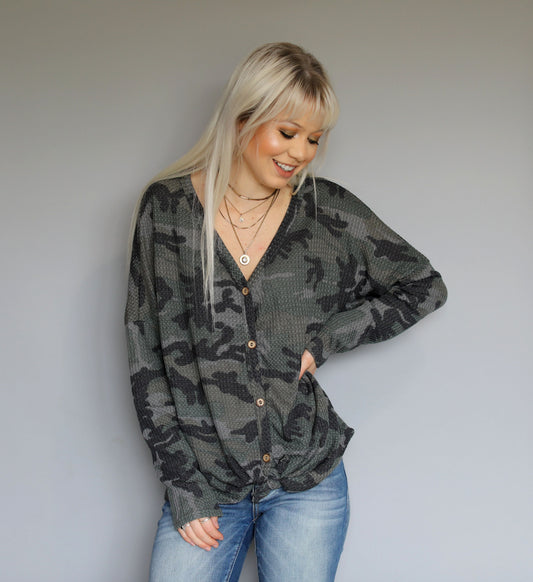 Camo Thermal Top