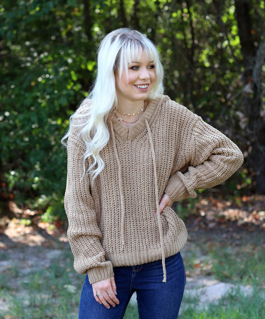 Chenille Pullover Hoodie